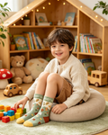 Forest Rabbit Daisy Kids Crew Socks